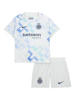 Inter Milan Replika Borta Kläder Barn 2025-26 Kortärmad (+ byxor)